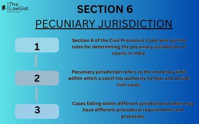 PECUNIARY JURISDICTION (SECTION 6)