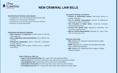 NEW CRIMINAL LAW BILLS