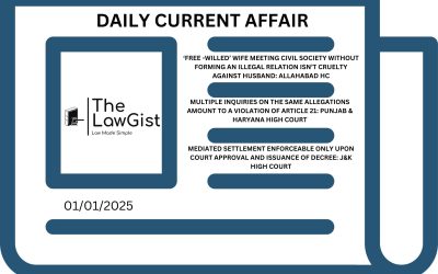 DAILY CURRENT AFFAIRS (01 JANUARY 2025)