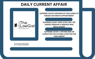 DAILY CURRENT AFFAIRS (27 FEBRUARY 2025)