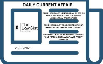 DAILY CURRENT AFFAIRS (28 MARCH 2025)