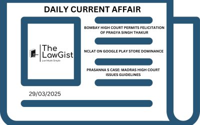 DAILY CURRENT AFFAIRS (29 MARCH 2025)