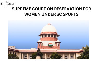 SUPREME COURT ON RESERVATION FOR WOMEN UNDER SC SPORTS