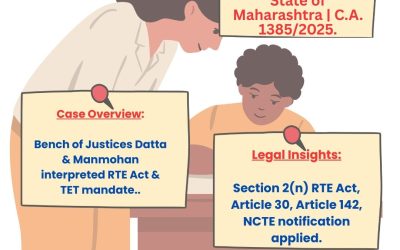 SUPREME COURT MANDATES TET QUALIFICATION FOR TEACHERS IN NON MINORITY SCHOOLS