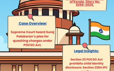 SUPREME COURT ASKS YOUTUBER TO APOLOGISE FOR DISCLOSING CHILD’S IDENTITY IN POCSO CASE