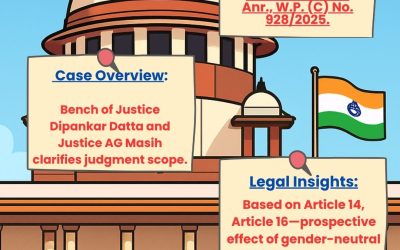 SUPREME COURT CLARIFIES GENDER NEUTRAL JAG JUDGMENT NOT RETROSPECTIVE
