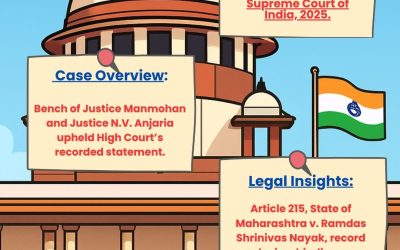 STATEMENT RECORDED BY HIGH COURTS BINDING ON COUNSEL