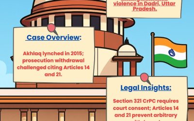 DADRI LYNCHING CASE WITHDRAWAL CHALLENGED IN HIGH COURT