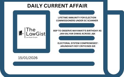 DAILY CURRENT AFFAIRS (15 JANUARY 2026)