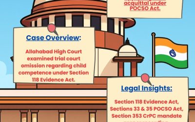 ALLAHABAD HIGH COURT CRITICIZES POCSO VERDICT NEGLIGENCE