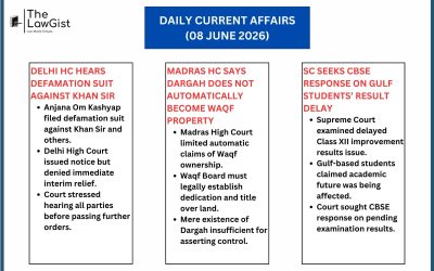 DAILY CURRENT AFFAIRS (8th JUNE 2026)